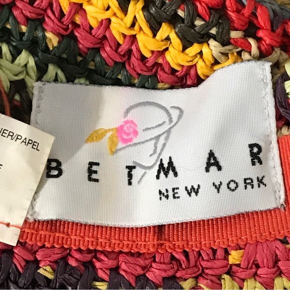 Betmar New York Multicolor Floppy Straw Hat - Picture 3 of 4